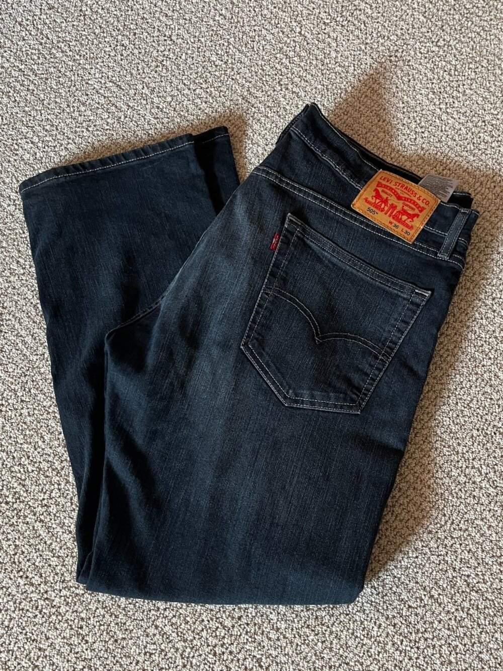 Levi 505 Dark Denim Jeans